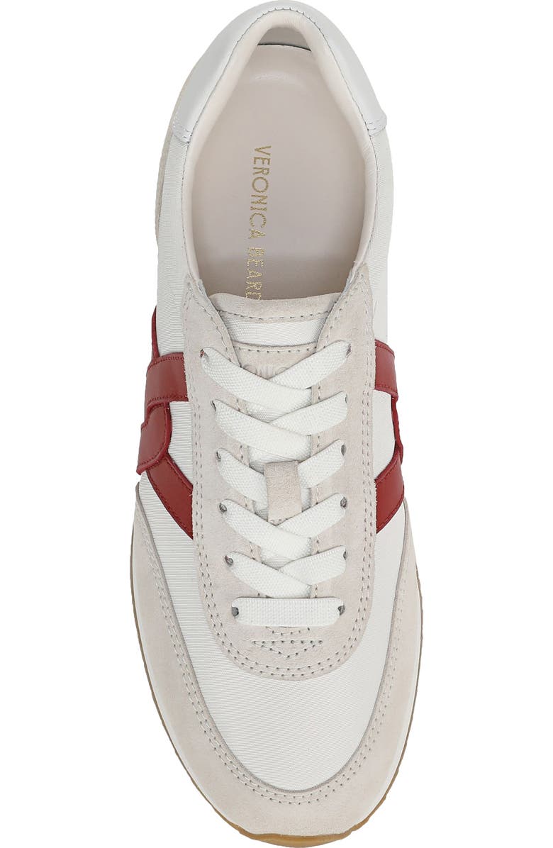 Veronica Beard Penrose Sneaker, Alternate, color, Lily/ Poppy Red
