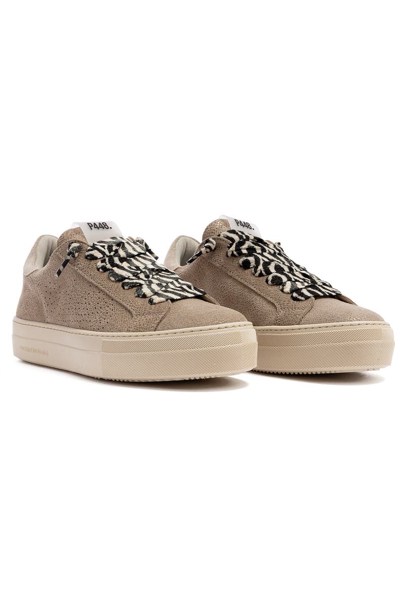 P448 Thea Stone Platform Sneaker, Alternate, color, Stone