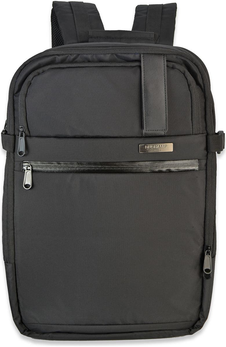 Duchamp Getaway Carry-On Backpack Suitcase, Alternate, color, Black