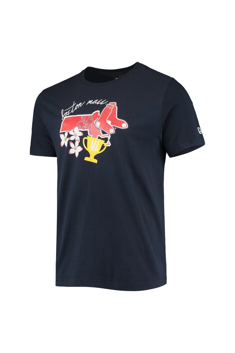 Men's New Era Navy Boston Red Sox City Cluster T-Shirt, Alternate, color, Navy