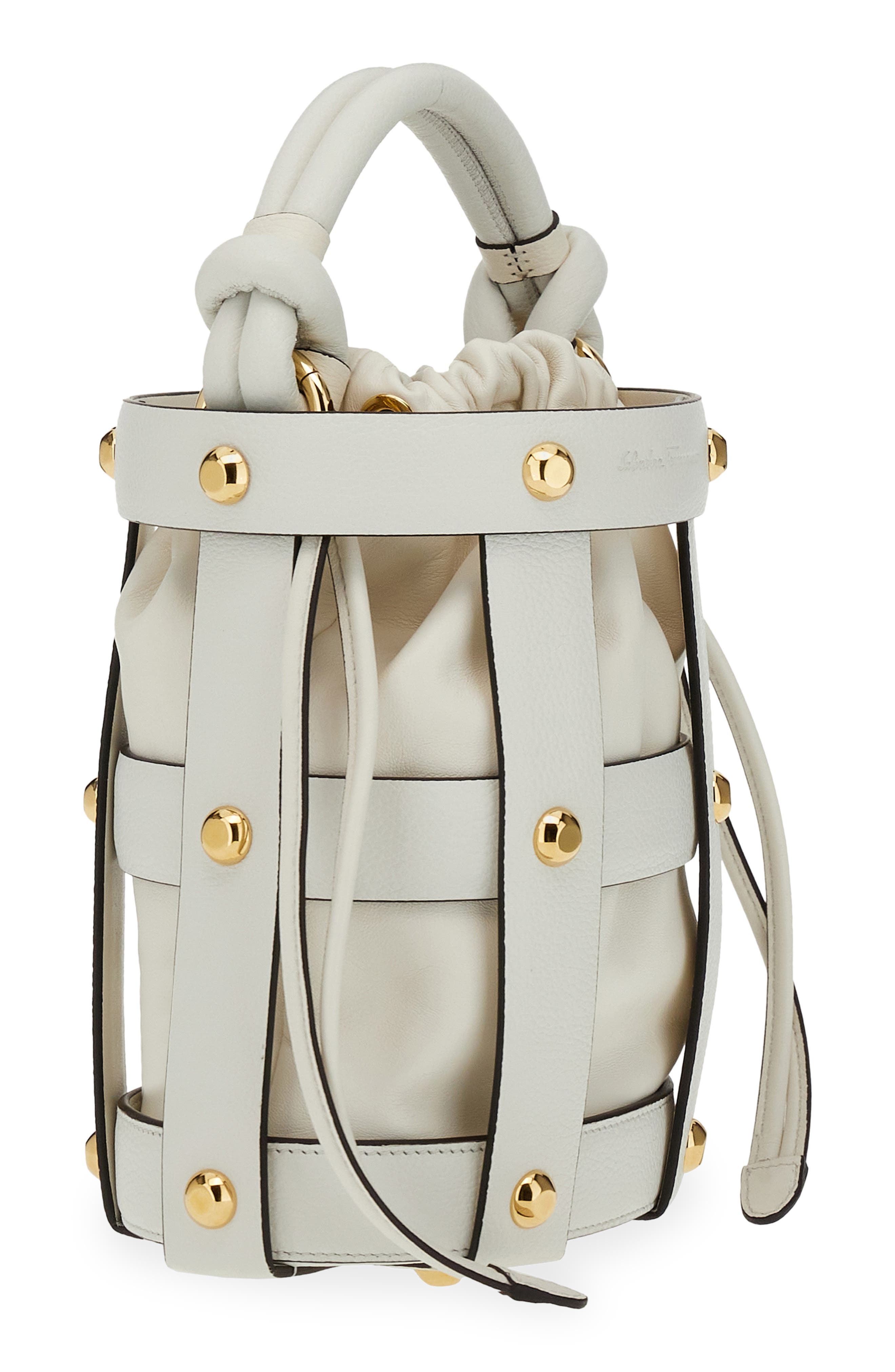 FERRAGAMO Cage Bag, Alternate, color, 