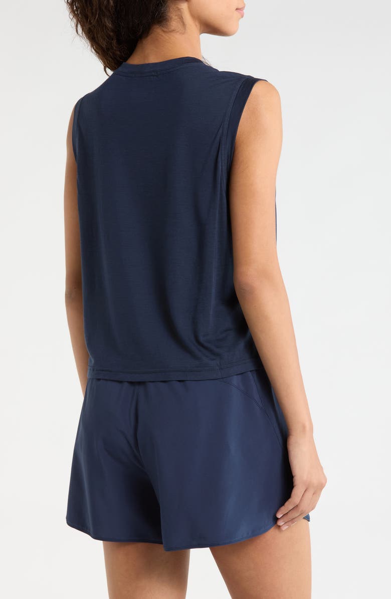 Smartwool Active Ultralite Crop Tank, Alternate, color, Deep Navy