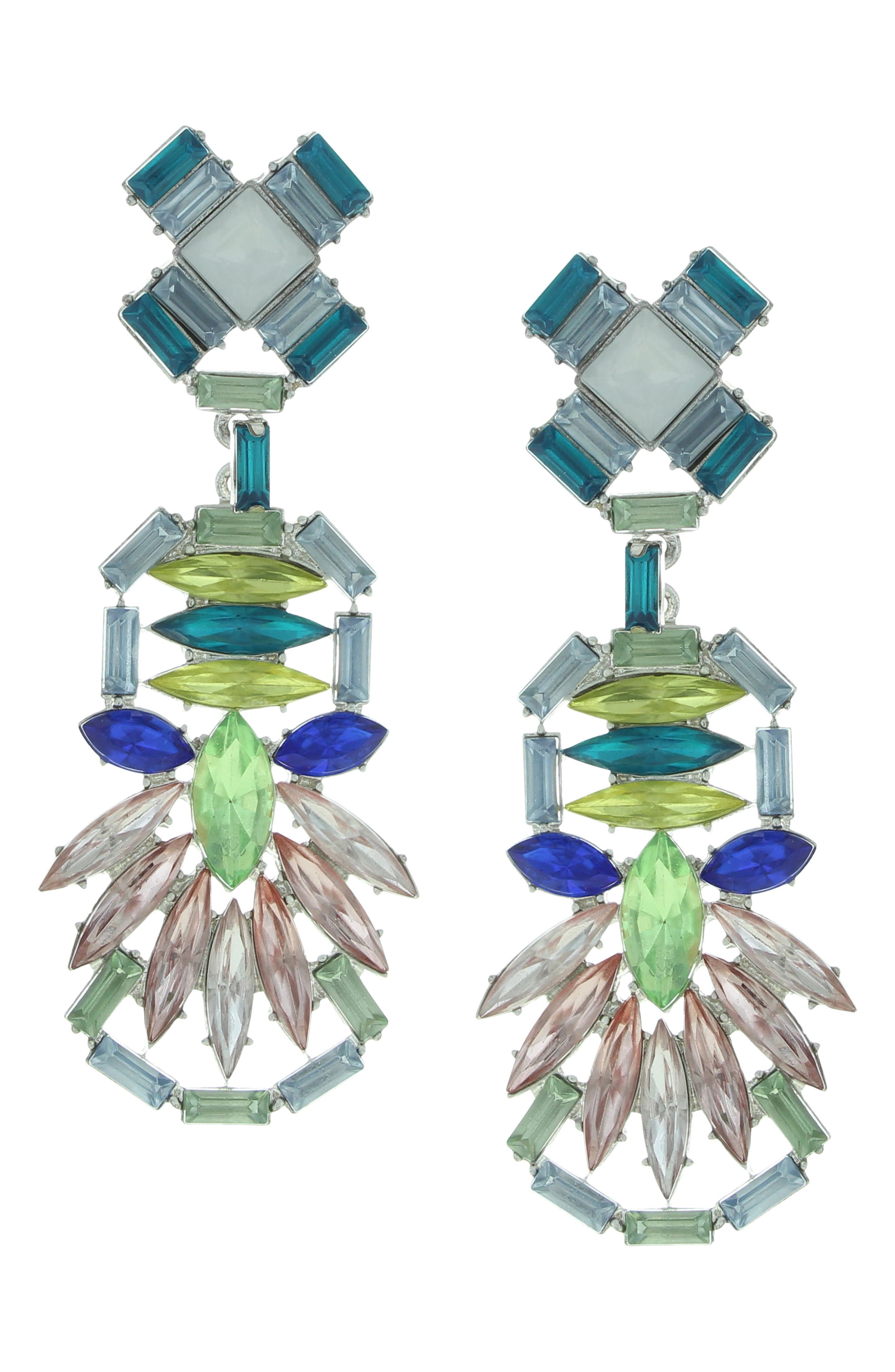OLIVIA WELLES Rainbow Drop Earrings