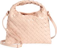 Bottega Veneta Mini Hop Intrecciato Leather Hobo Bag