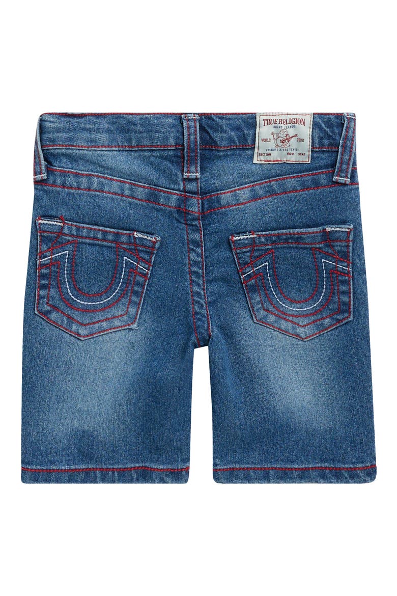 Kids' Whiskered Denim Shorts, Alternate, color, RIBLE