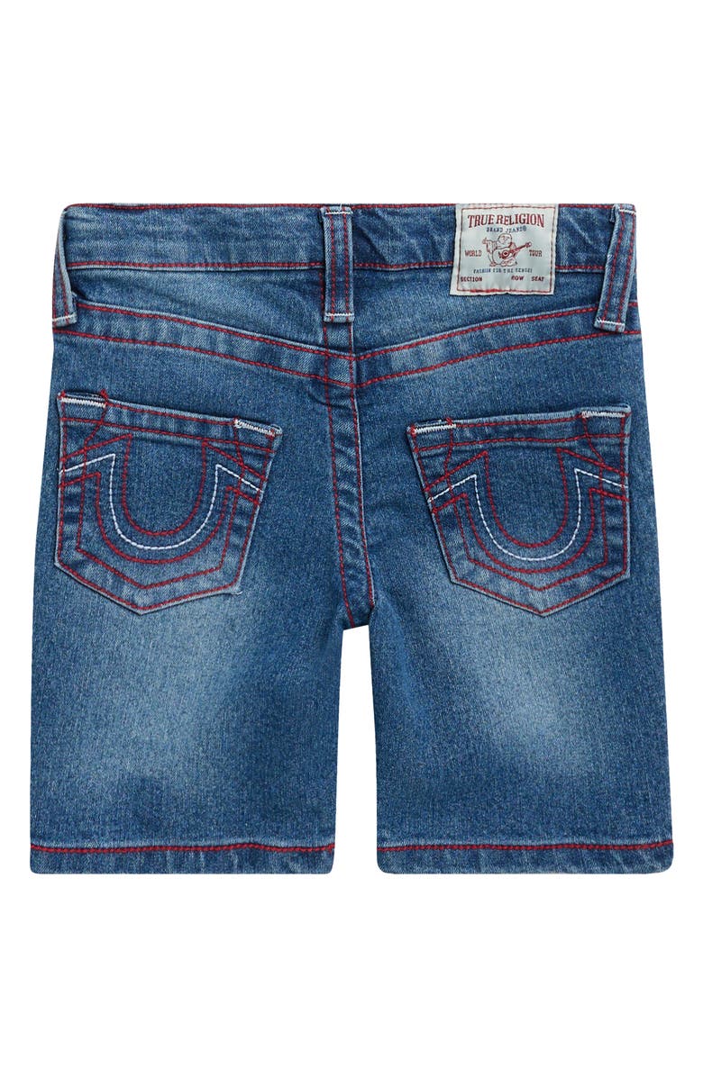 True Religion Kids' Whiskered Denim Shorts, Alternate, color, Rible