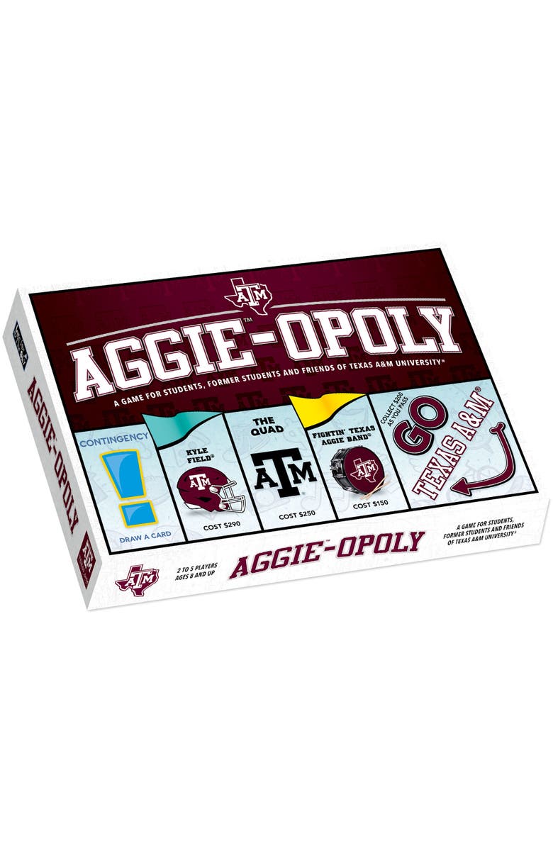 Late for the Sky Aggie Opoly Texas A&M Family Board Game Ages 8+, Alternate, color, 