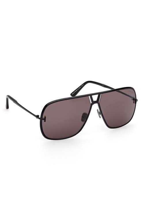 Tom Ford Stavros 63mm Oversize Navigator Sunglasses