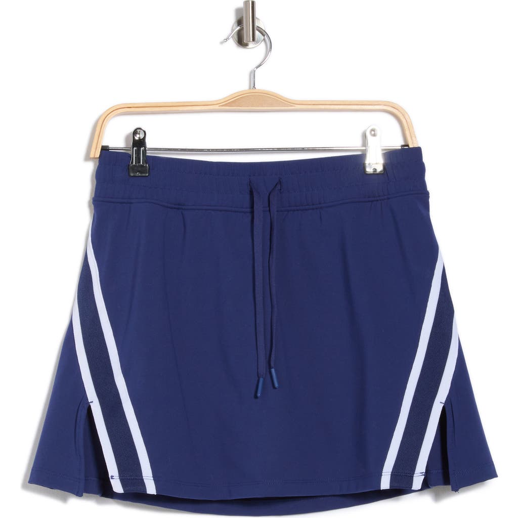 90 Degree By Reflex Contrast Stripe Skort In Blue