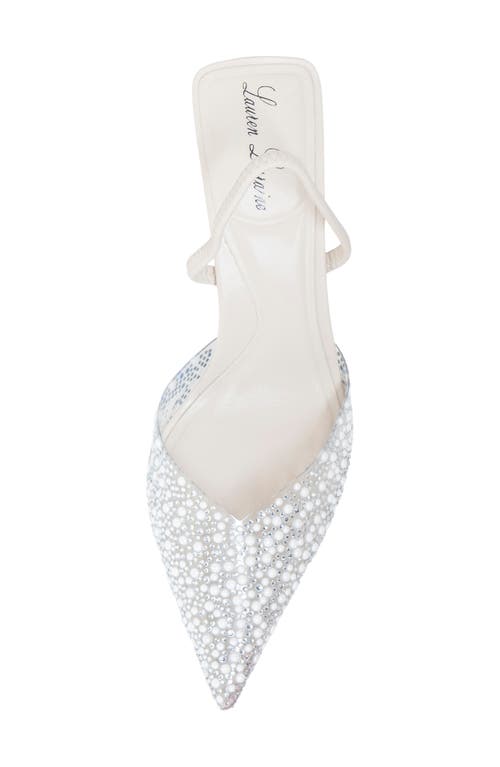 LAUREN LORRAINE LAUREN LORRAINE ZING EMBELLISHED SLINGBACK MULE 