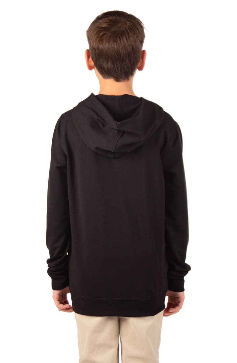 TailorByrd Kids' Fleece Hoodie, Alternate, color, Black