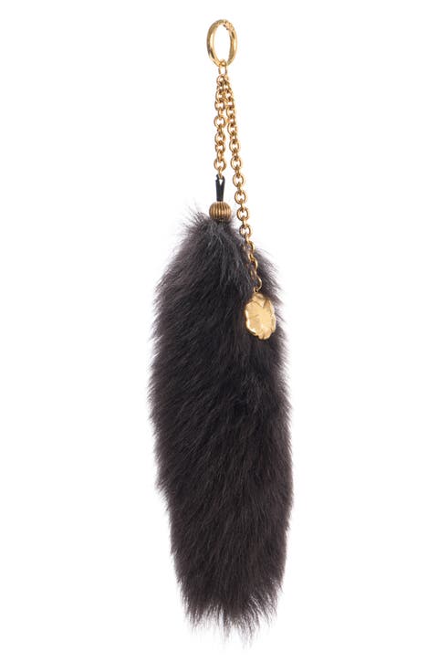 The Treasure Tails Genuine Shearling Bag Charm