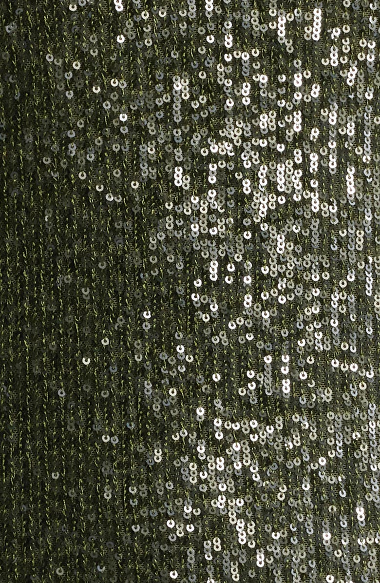 Anne Klein Sequin Double Scoop Neck Mesh Tank, Alternate, color,