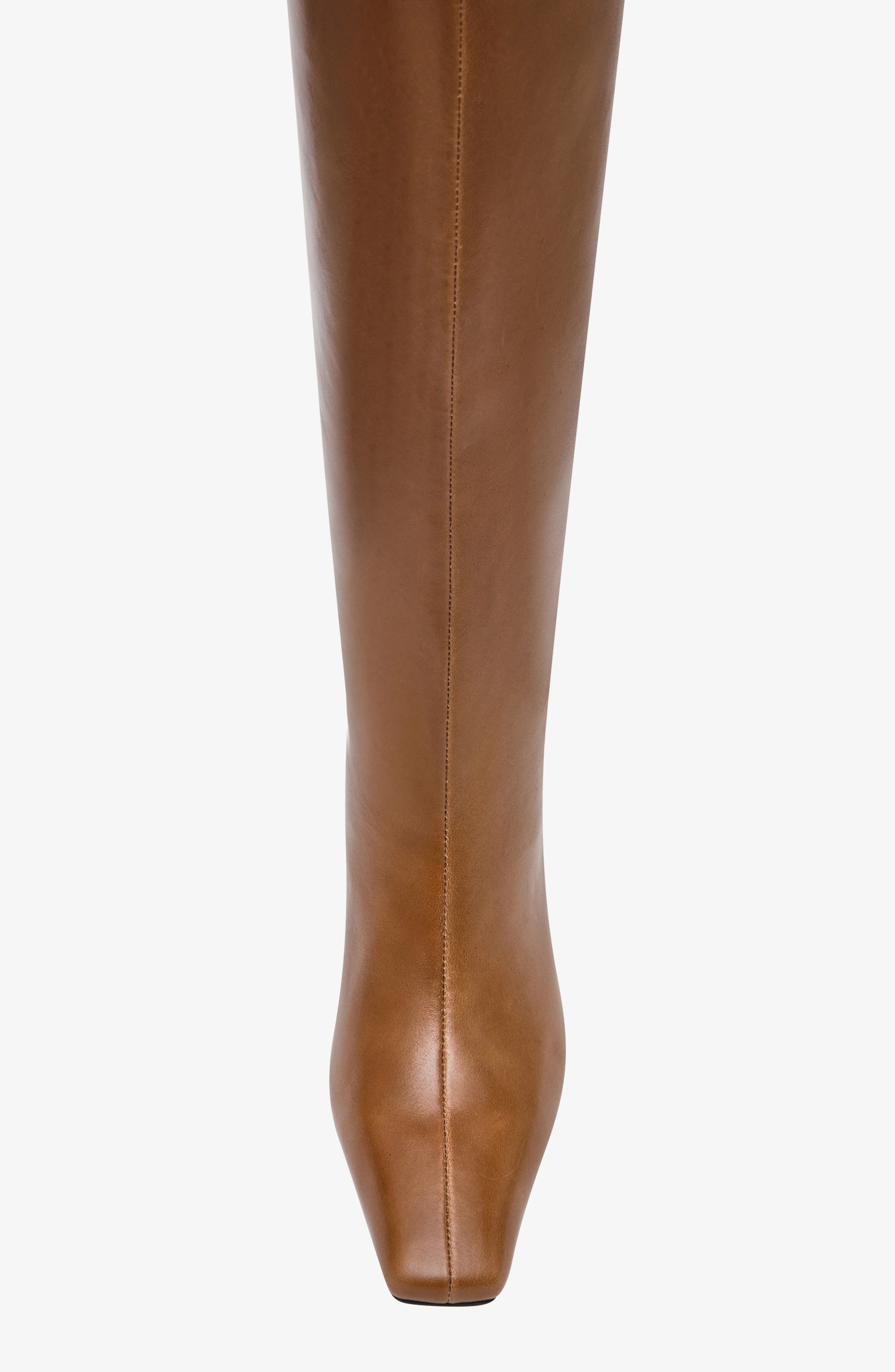Jendi Leather Knee High Boot, Alternate, color, TAN LEATHER