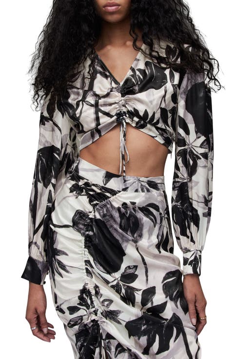 Carla Jackie Ruched Crop Top