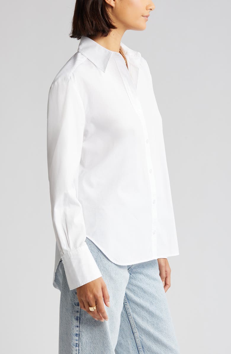 Nordstrom Signature Cotton Poplin Shirt, Alternate, color, 