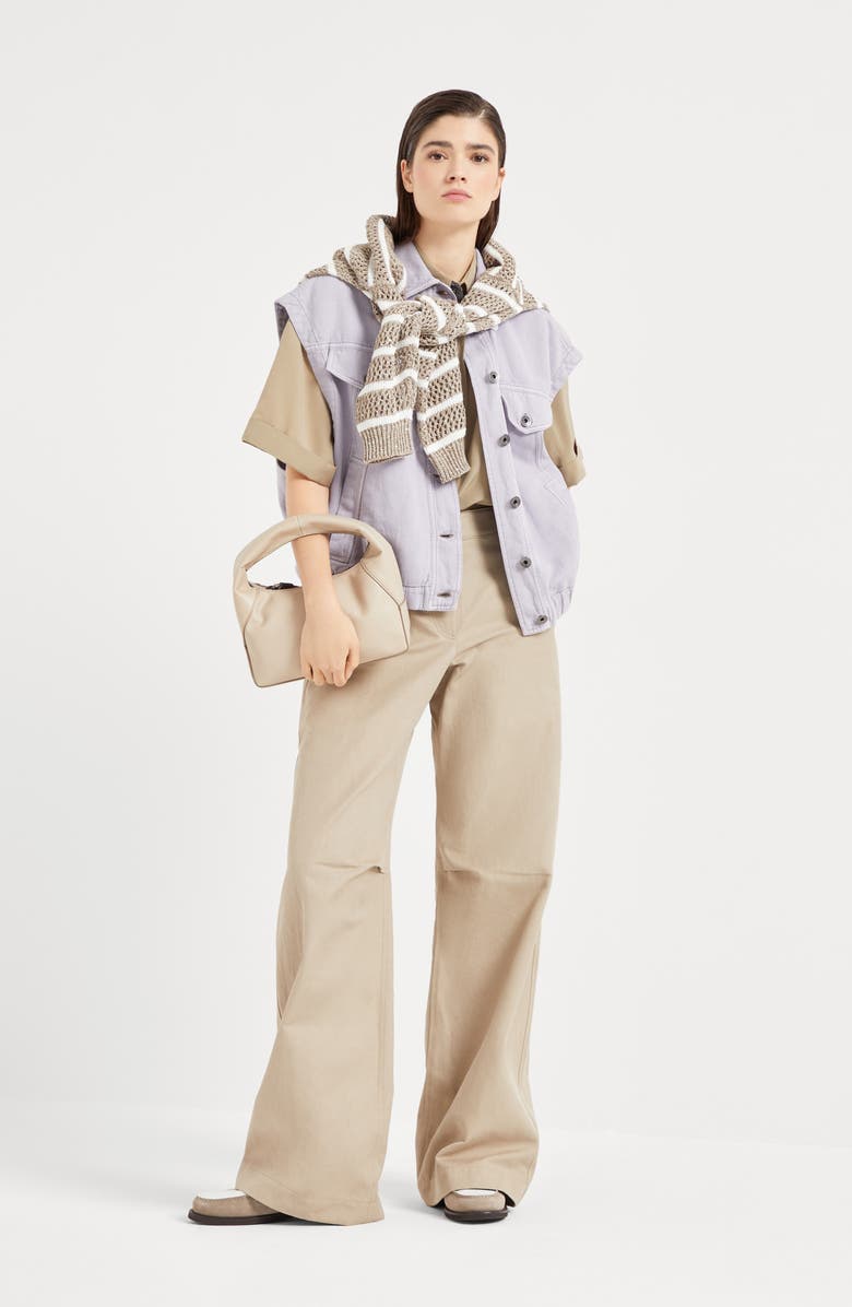 Brunello Cucinelli Ergonomic Loose trousers, Alternate, color, 