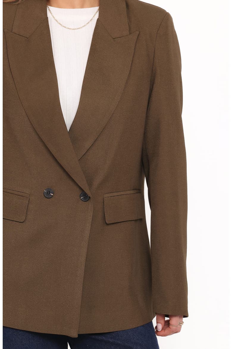 Viper Double Breasted Blazer, Alternate, color, OLIVE