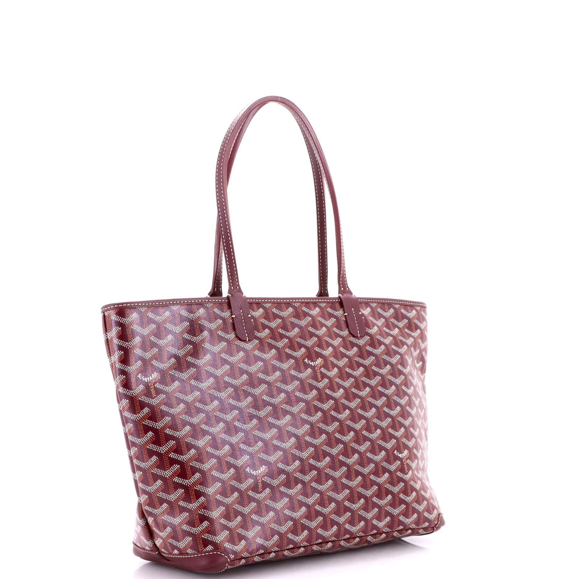 Pre-Owned Goyard Artois Tote Coated Canvas PM, Alternate, color, Purple