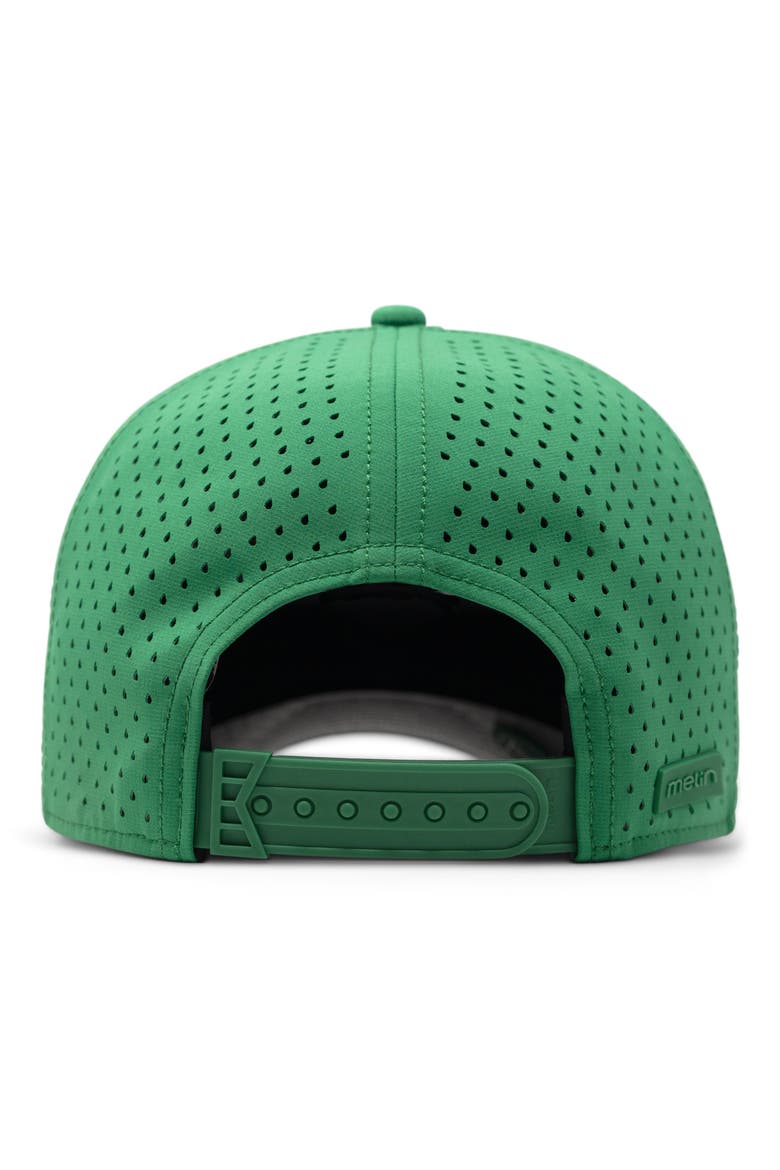 A-Game Icon Hydro Performance Snapback Hat, Alternate, color, KELLY GREEN