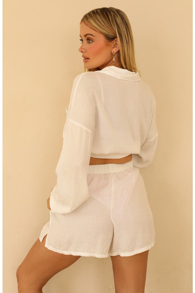 Ashley Shorts, Alternate, color, Dotted Crepe