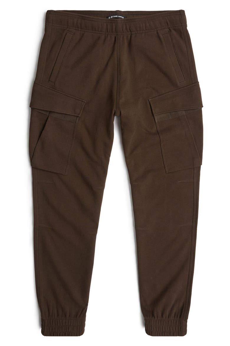 Rovic Cargo Sweatpants, Alternate, color, DEEP BROWN