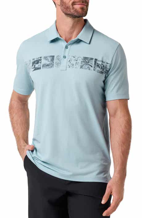 Chest Stripe Jersey Polo