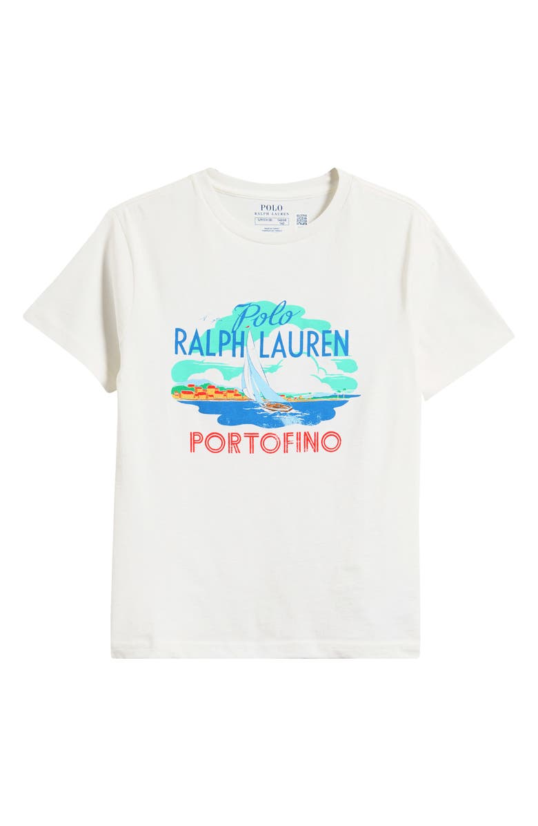Polo Ralph Lauren Kids' Portofino Graphic T-Shirt, Main, color, 