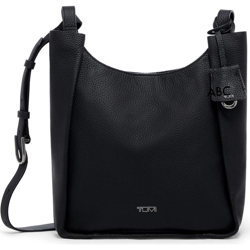 Tumi Francis Leather Crossbody Bag In Black