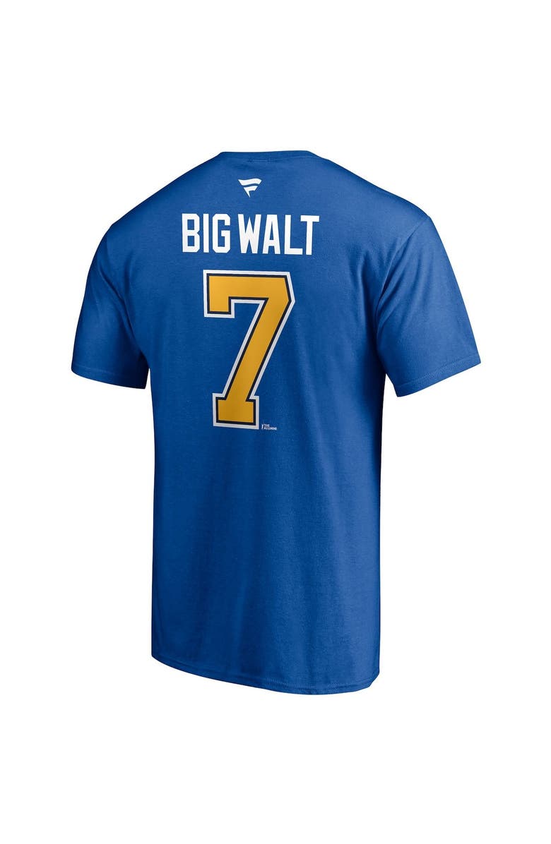 FANATICS Men's Fanatics Branded Keith Tkachuk Blue St. Louis Blues Authentic Stack Retired Player Nickname & Number T-Shirt, Alternate, color, Blue