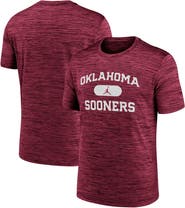 Jordan Brand Men's Jordan Brand Crimson Oklahoma Sooners Velocity Mascot Performance T-Shirt