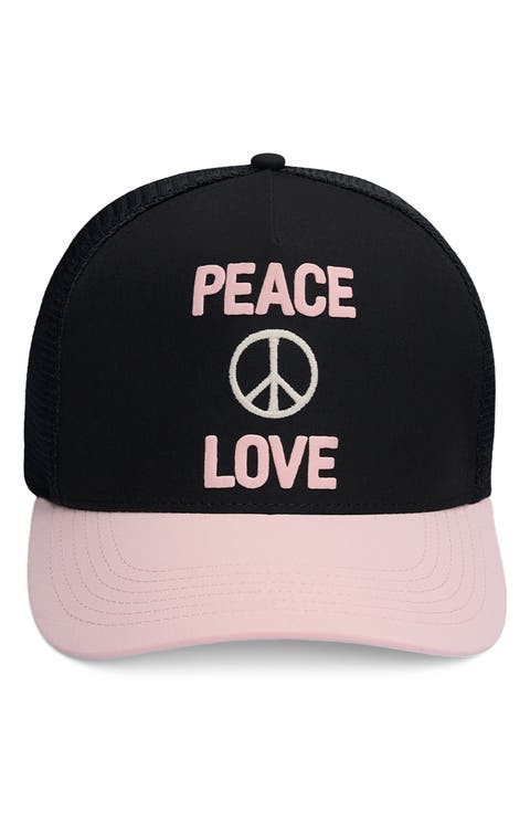 Peace Love Studio Trucker Baseball Cap