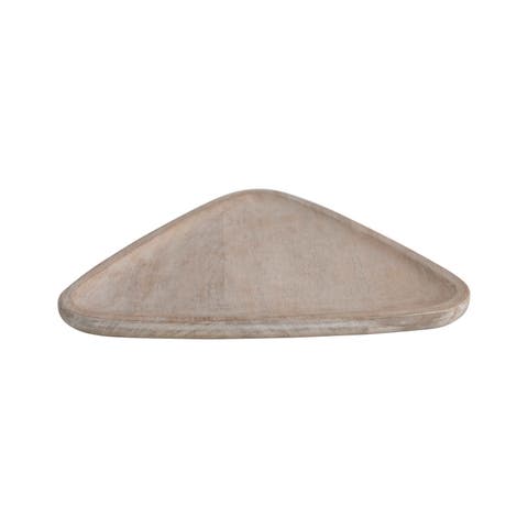 Mango Wood Tray, Triangular Shaped