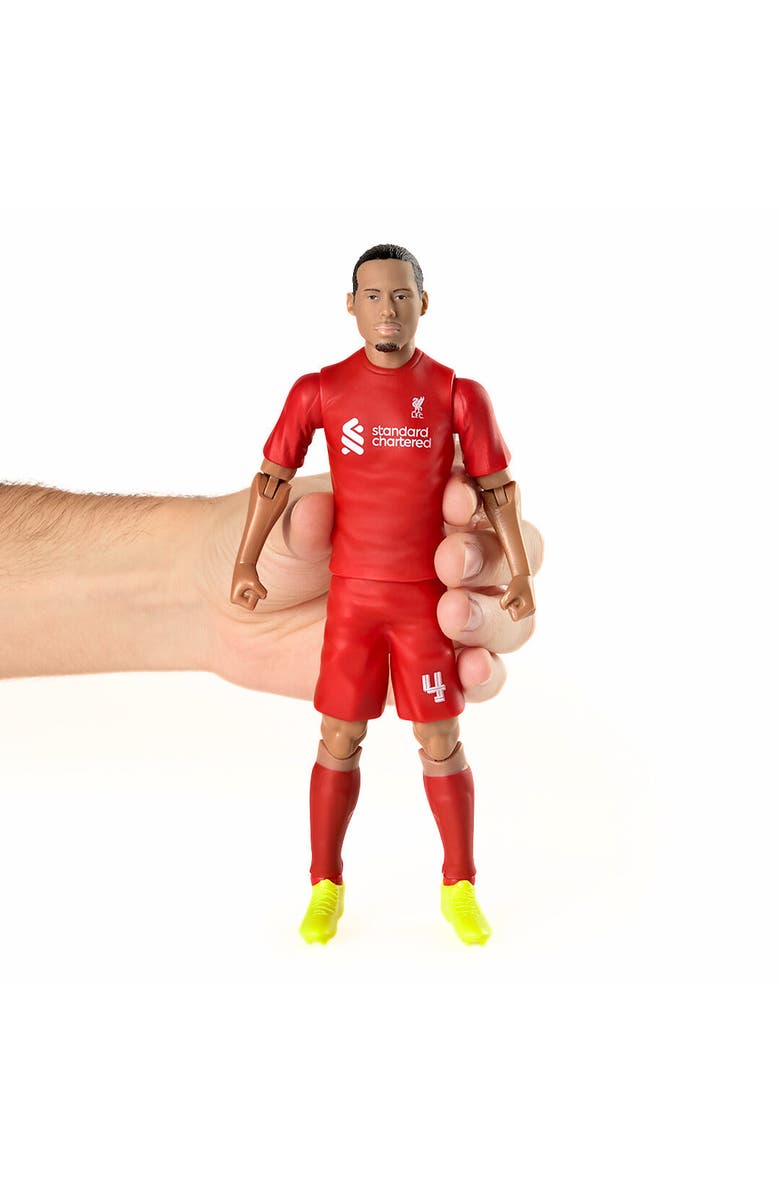Banbo Toys SOCKERS Liverpool F.C. Virgil Van Dijk 8" Collectible Soccer Action Figure, Alternate, color, Red