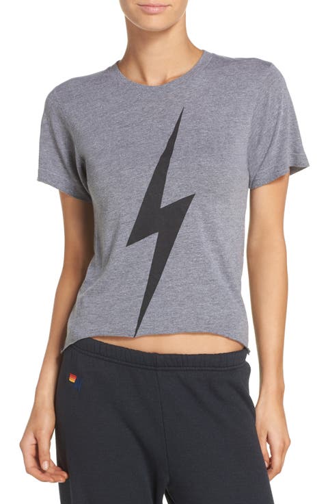 Bolt Crop Tee