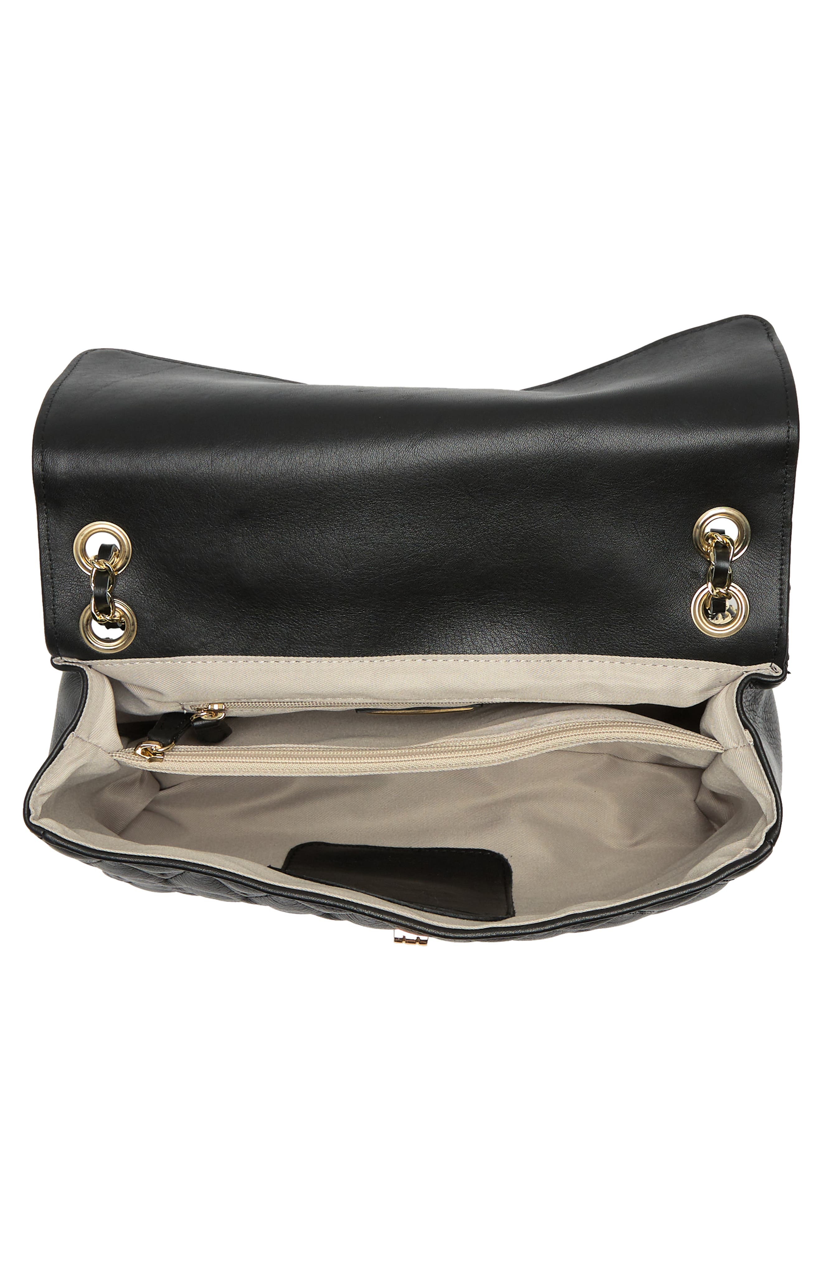 VALENTINO BY MARIO VALENTINO Posh Leather Shoulder Bag, Alternate, color, 