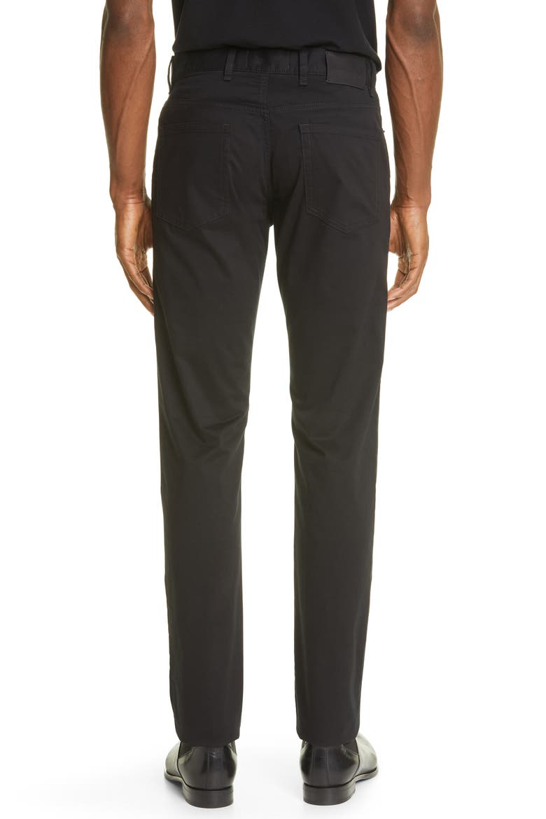 Comfort Slim Jeans, Alternate, color, BLACK