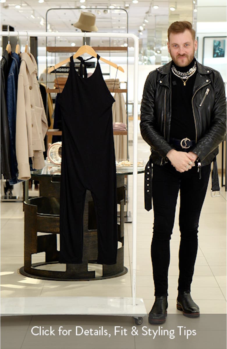 Patty Halter Crop Jumpsuit, sales video thumbnail