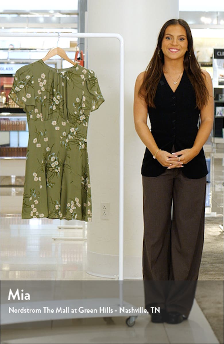 Lula Flutter Sleeve Minidress, sales video thumbnail