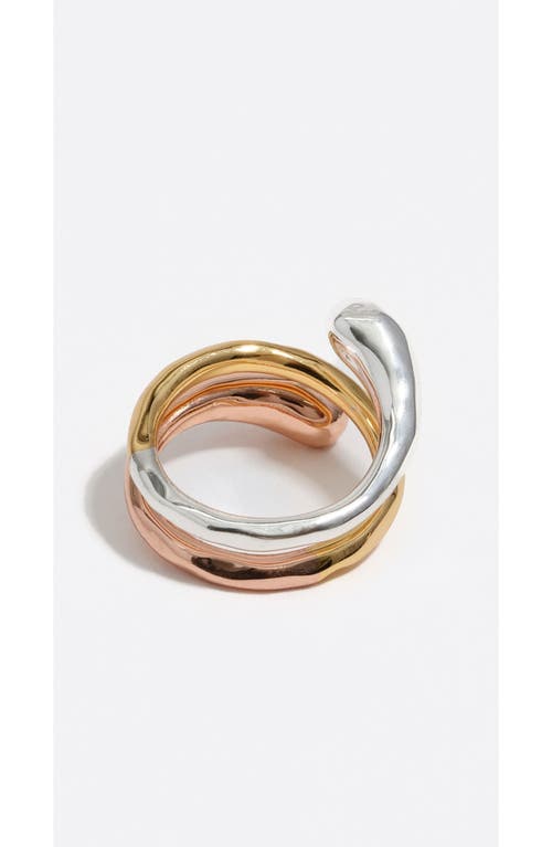 Bimba Y Lola Spiral Ring In Gold