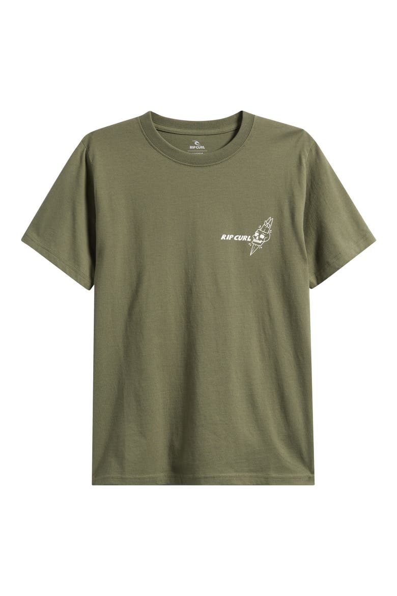 Kids' Eternal Shred Cotton Graphic T-Shirt, Main, color, SURPLUS GREEN