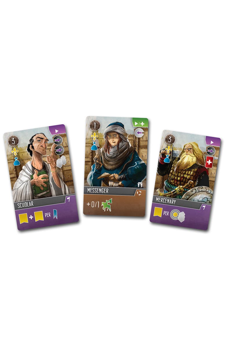 Renegade Game Studios Viscounts Of The West Kingdom Gates Of Gold Expansion Strategy Board Game, Alternate, color,