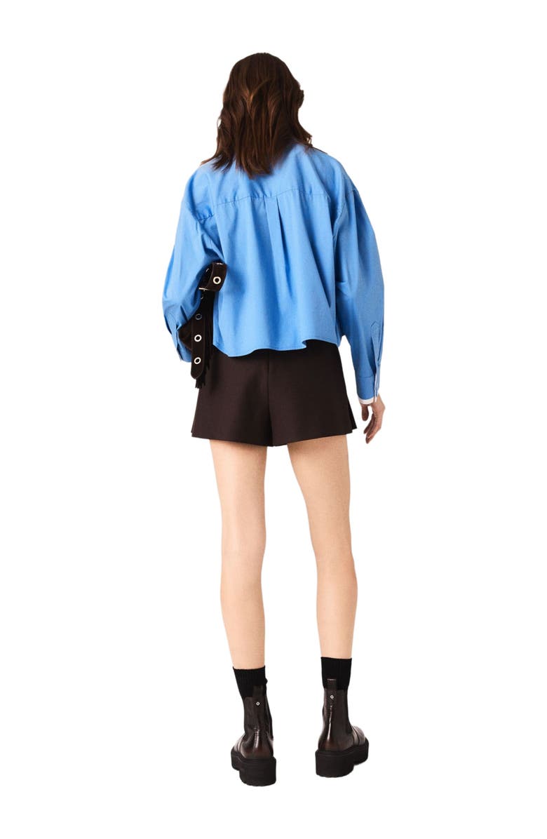 maje Shirt with removable jewellery, Alternate, color, Blue