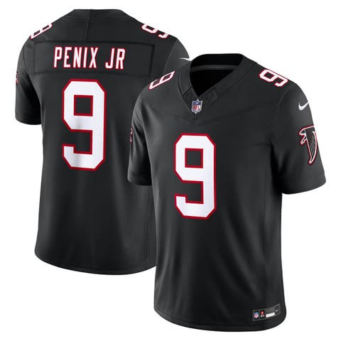 Men's Nike Michael Penix Jr. Black Atlanta Falcons Alternate Throwback Vapor F.U.S.E. Stitched Limited Jersey