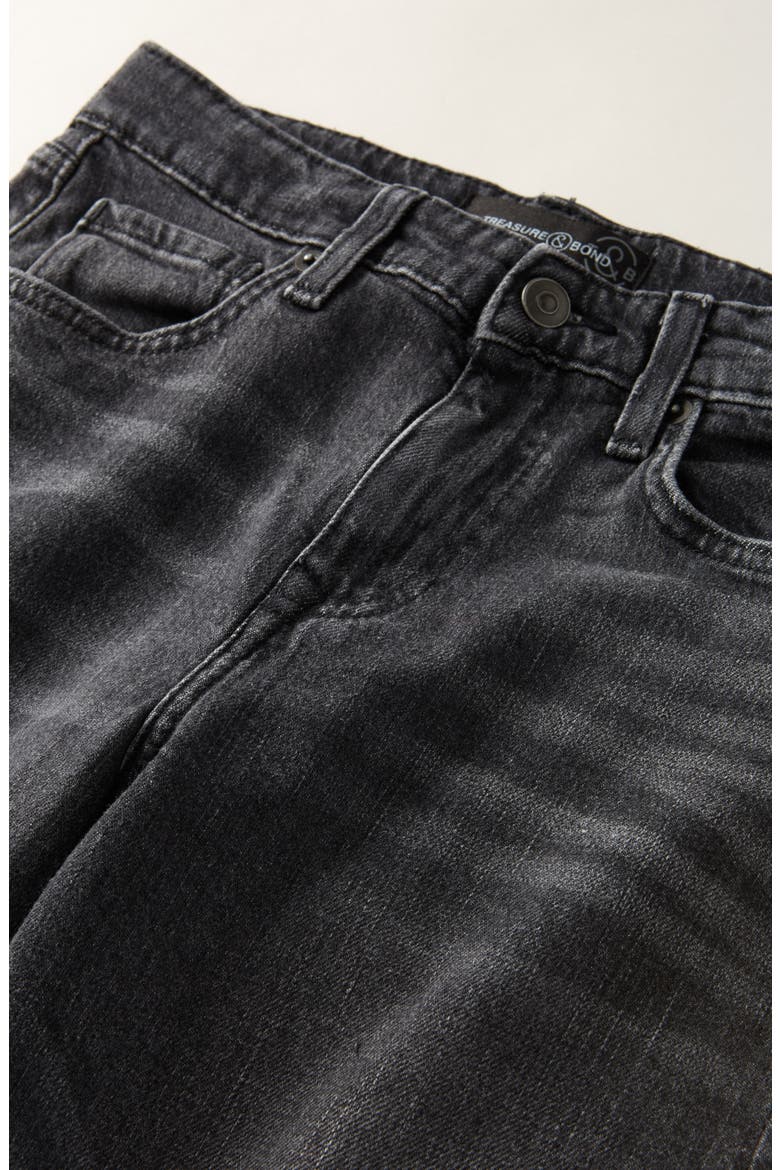 Kids' Straight Leg Jeans, Alternate, color, GREY WASH
