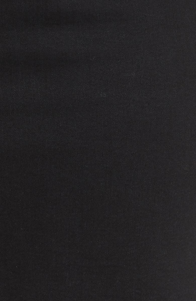 Ashley Graham X Marina Rinaldi Canoa Asymmetrical Denim Skirt, Alternate, color, 