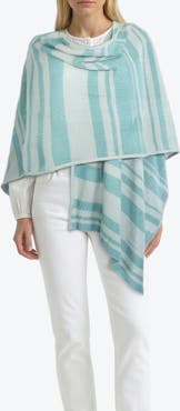 Portolano Cashmere lightweight striped shawl