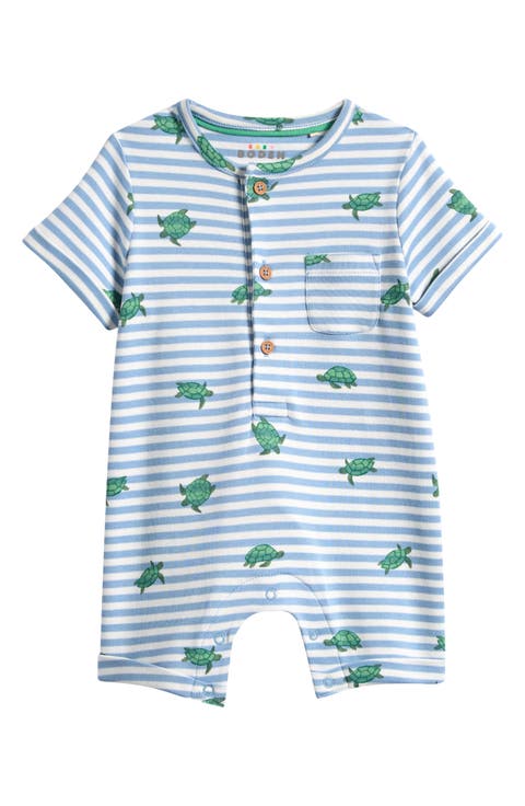Stripe Cotton Jersey Romper (Baby)