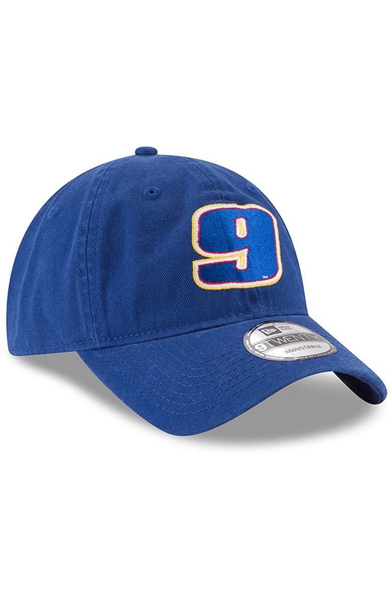 New Era Men's New Era Royal Chase Elliott Enzyme Washed 9TWENTY Adjustable Hat, Alternate, color,