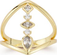 SPHERA MILANO Cubic Zirconia Open Band Ring
